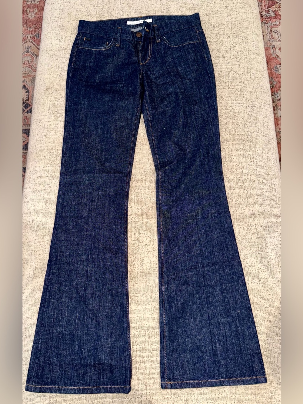 Joe's Jeans Dark Indigo Flare/Wide Boot Cut Jeans